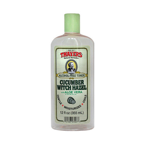 Thayers Alcohol-Free Cucumber Witch Hazel Toner With Aloe Vera - 12 Oz