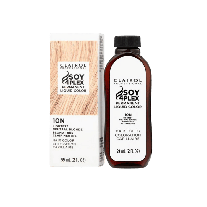 Clairol Professional Soy4plex 10N/12B1 Lightest Neutral Blonde Liquicolor Permanent, 2 Oz