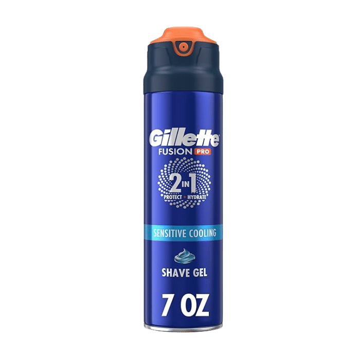 Gillette Pro Mens Sensitive Shaving Gel, 7 Oz