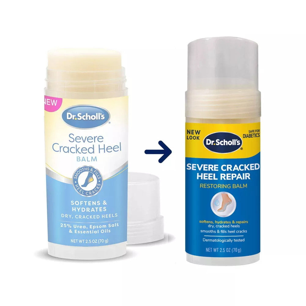 Dr. Scholls Cracked Heel Repair Restoring Balm, 2.5 Oz