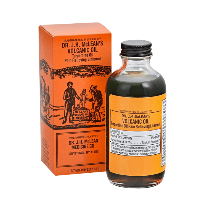 Turpentine Oil Liniment Muscle and Joint Pain Relief, 8oz
