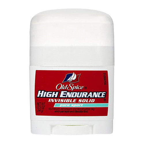 Old Spice High Endurance Invisible Solid Deodorant Stick Pure Sport -0.5 Oz, 4 Ea