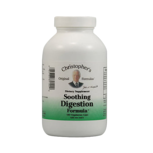 Dr Christophers Original Formula Soothing Digestion Capsules Supports Upper GI Tract Function Normalizing Gastrointestinal Tract 180Ea
