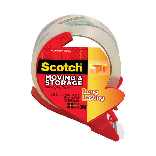 Scotch Mailing And Storage Tape With Refillable Dispenser, 1 Ea