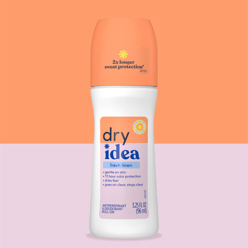Dry Idea Fresh Linen Roll-On Antiperspirant Deodorant Fresh Linen 3.25 Oz