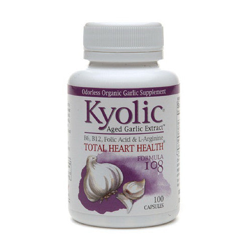 Kyolic Aged Garlic Extract Formula 108, Heart Health Capsules - 100 Ea