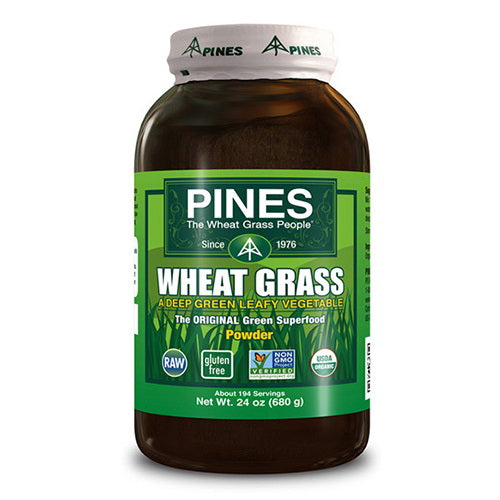 Pines Wheat Grass 100% Pure Green Energy Powder - 24 Oz