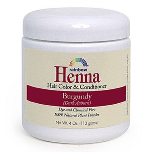 Rainbow Research Henna Hair Color And Conditioner, Burgundy - 4 Oz
