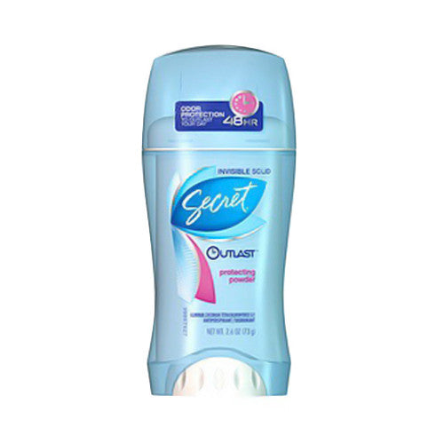 Secret Outlast Antiperspirant And Deodorant, Invisible Solid - 2.6 Oz