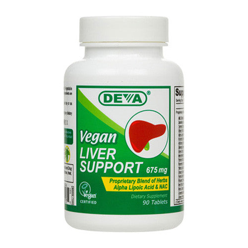 Deva Nutrition Vegan Liver Support 675 Mg Tablets - 90 Ea