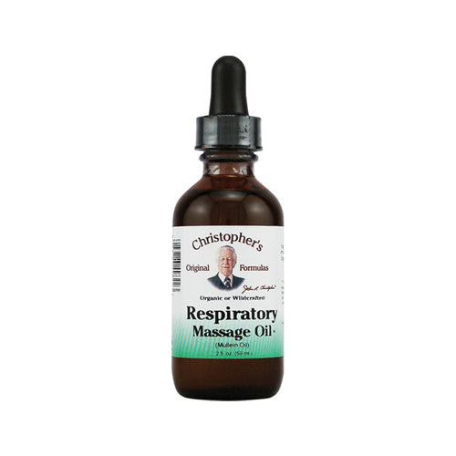 Dr Christophers Original Formulas Heal Respiratory Massage Oil for Respiratory and Digestive Systems 2Oz (59ml)