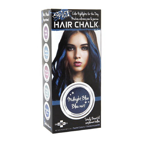 Splat Hair Color Chalk, Midnight Blue Kit - 1 Ea