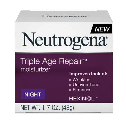 Neutrogena Triple Age Repair Moisturizer Night Cream - 1.7 Oz