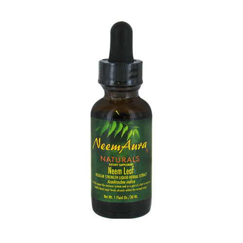 Neem Aura Neem Leaf Regular Strength Liquid Extract - 1 Oz