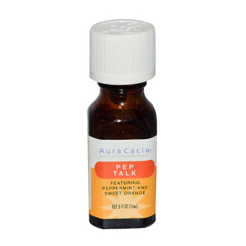 Aura Cacia Essential Oil Solutions Pep Talk Bottle - 0.5 Oz