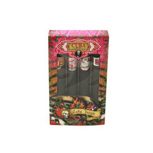 Champs Cuba Jungle Collection Perfume Gift Set For Women - 1.17 Oz, 4 Ea