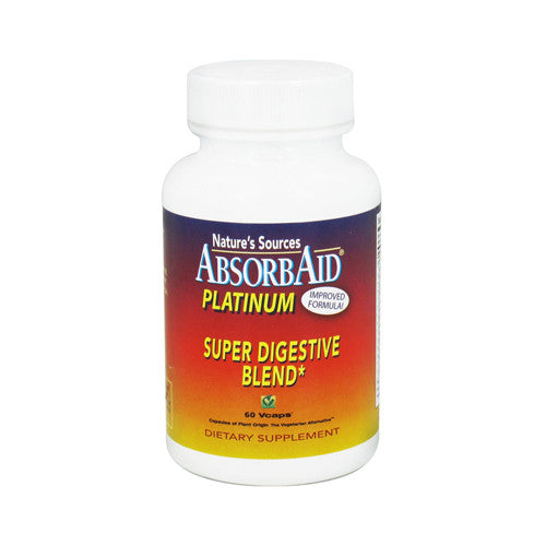 Natures Sources Absorb Aid Platinum Digestive Blend Capsules - 60 Ea