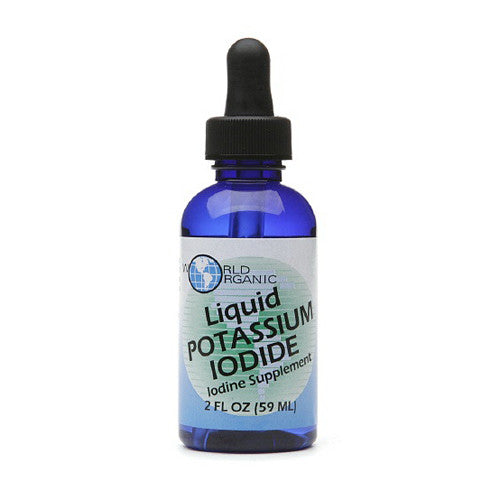 World Organic Liquid Potassium Iodine Supplement - 2 Oz