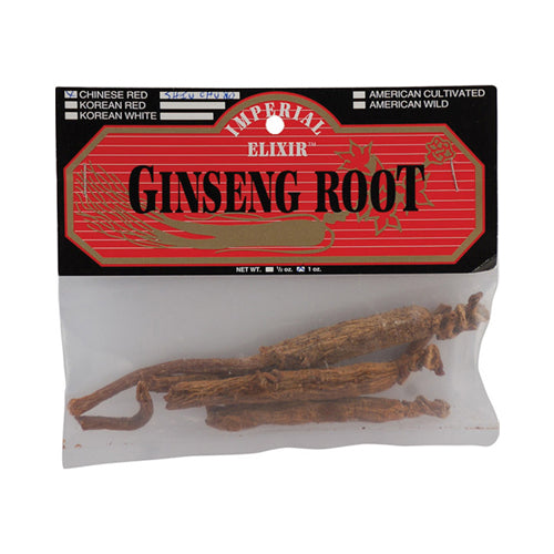 Imperial Elixir Chinese Red Shiu Chu Ginseng Root 80 Card 1Oz