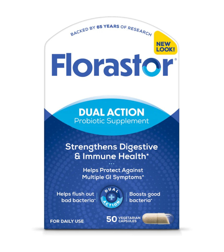Florastor Probiotic Maximum Strength Capsules, 50 Ea