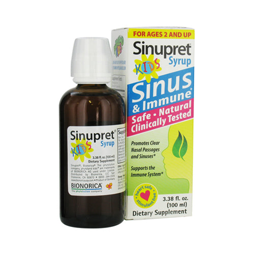 Sinupret Kids Sinus And Immune Support Syrup - 3.38 Oz