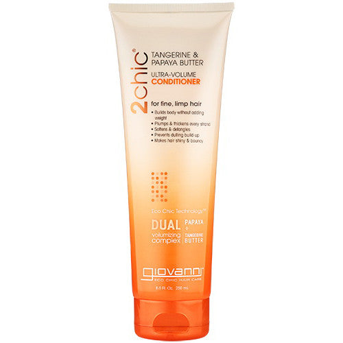 Giovanni 2Chic Ultra Volume Conditioner With Tangerine And Papaya Butter - 8.5 Oz