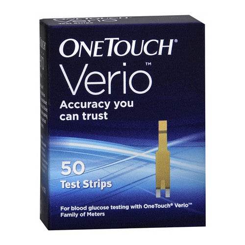 One Touch Verio Test Strips - 50 Ea