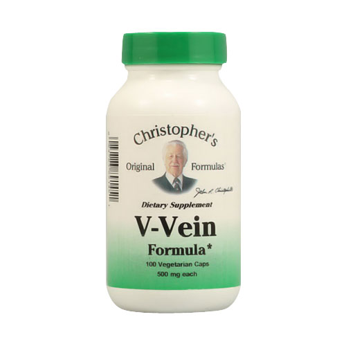 Dr Christophers Original Formulas V Vein Formulas Vegetarian Capsules Support Veins and Arteries 100Ea