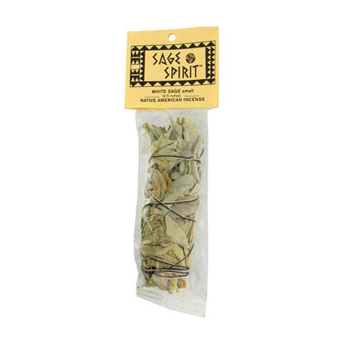Sage Spirit Smudge Wand Small White Sage 4 -5 Inches Incense - 1 Ea