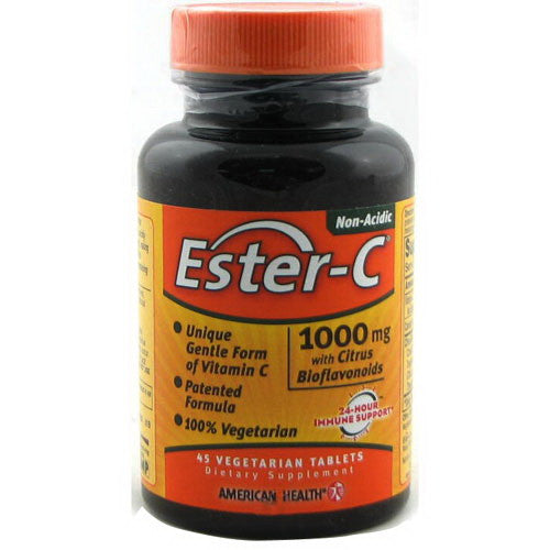 American Health Ester C For Immune Support With Citrus Bioflavonoids 1000 Mg Tablets - 45 Ea
