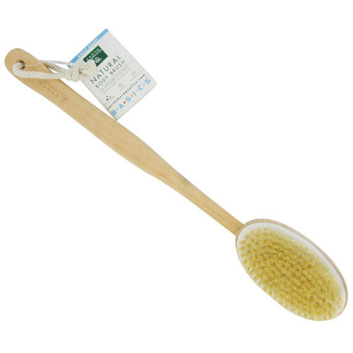 Earth Therapeutics Genuine Bristle Natural Body Brush - 1 Ea