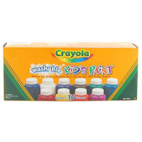 Crayola Washable Kids 2 Oz Paint Bottles, Assorted Colors - 10 Ea