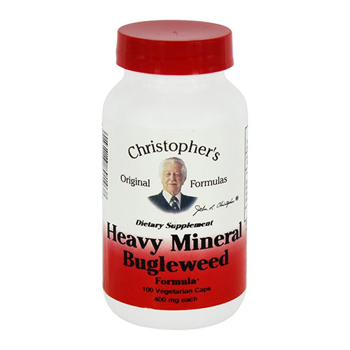 Dr Christophers Original Formulas Heavy Mineral Bugleweed Vegetarian Capsules Gluten Free 100Ea