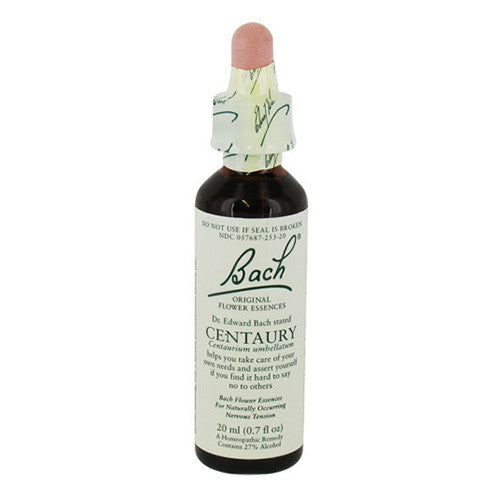 Bach Original Flower Essences For Nervous Tension, Centaury 0.7 Oz