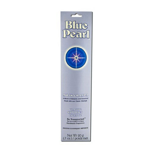 Blue Pearl Classic Imported Champa Musk Incense Aromatic Soothing 0.7Oz (20g)