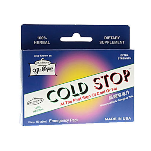 Dr. Shens Yin Chiao Cold Stop 750 Mg Tablets - 15 Ea
