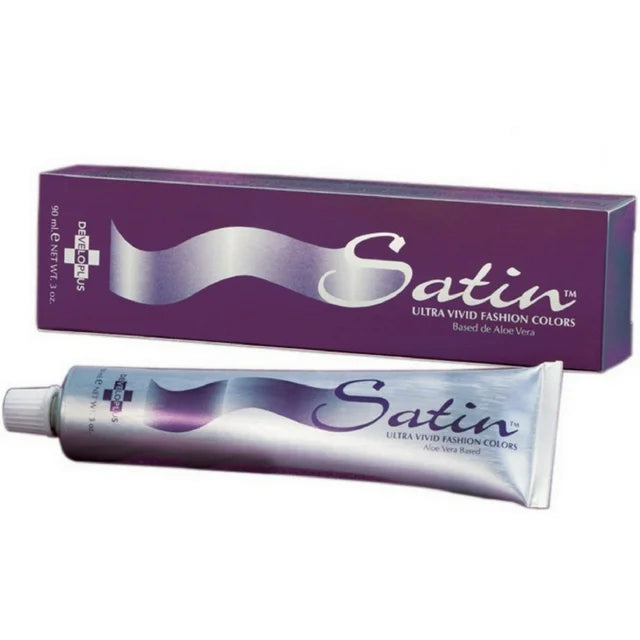 Developlus Satin Hair Color Ultra Vivid Fashion Colors 6N Dark Blonde, 3 Oz