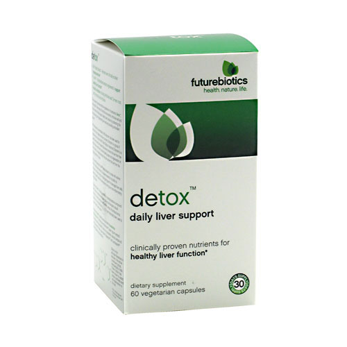 Futurebiotics Detox Daily Liver Support Healthy Liver Function Vegetarian Capsules 60Ea
