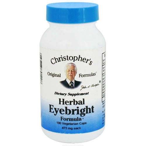 Dr. Christopher Herbal Eye Bright 475 Mg Capsules, 100 Ea