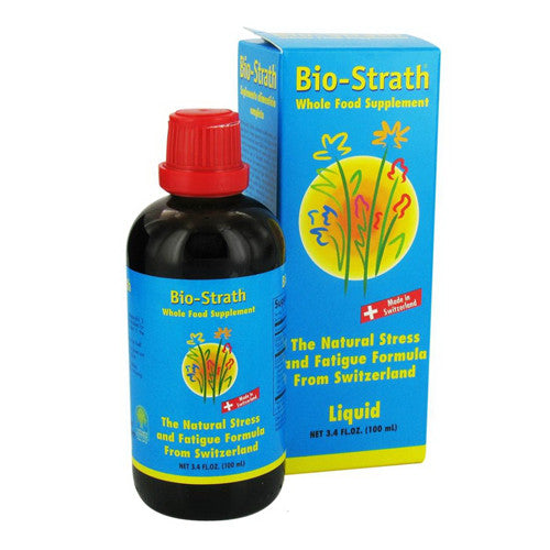 Bio-Strath Whole Food Natural Stress And Fatigue Liquid Supplement - 3.4 Oz