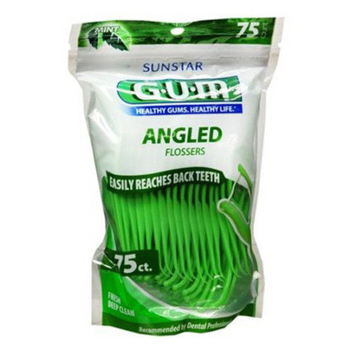Gum Eez-Thru Angled Dental Flossers For Healthy Gums, #898R4 - 75 Ea