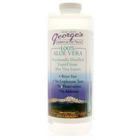 Georges 100% Aloe Vera Fractionally Distilled Liquid - 32 Oz