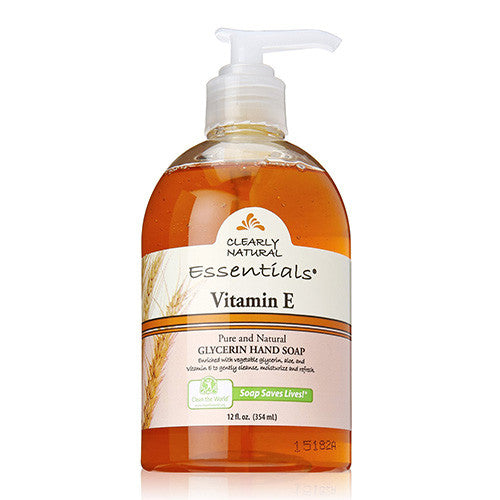 Clearly Natural Vitamin E, Liquid Glycerin Soap, 12 Oz, Pump