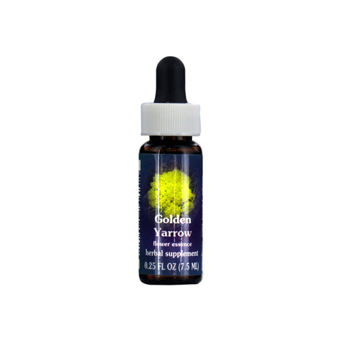 Flower Essence Golden Yarrow Dropper for Personal Boundaries 0.25Oz (7.5ml)