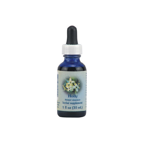 Flower Essence Holly Herbal Supplement Dropper, 1 Oz