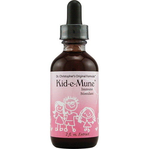 Dr Christophers Original Formulas Kid E Mune Immune Stimulating Formula for Bodys Immune System 2Oz