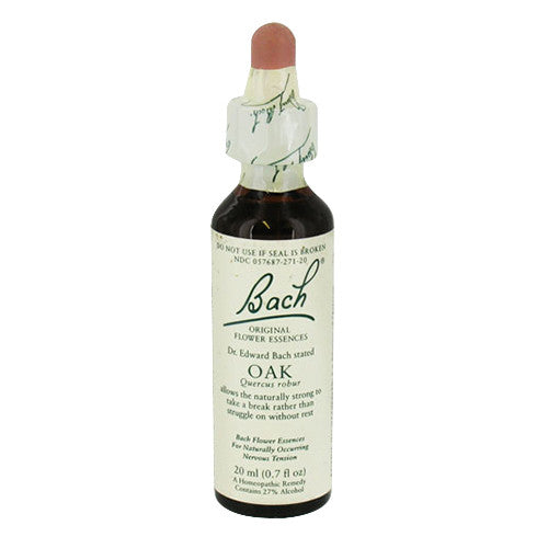 Bach Original Flower Essences For Naturally Occurring Nervous Tension, Oak, 20 Ml