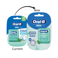 Oral-B Glide Pro-Health Comfort Plus Dental Floss, Mint, 43.7 Yards
