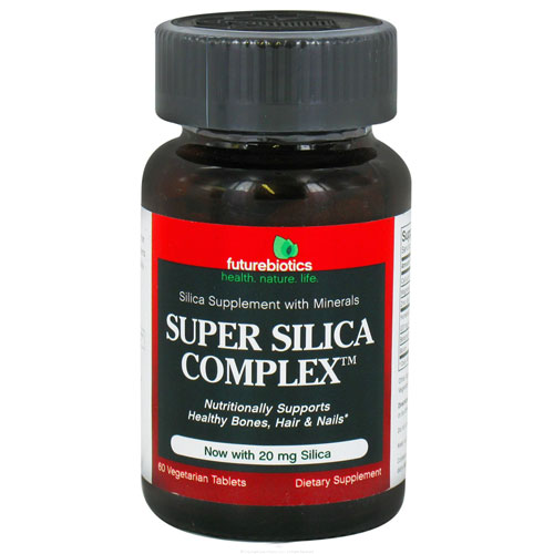 Futurebiotics Super Silica Complex Tablets Support Bones Hair and Nails 60Ea