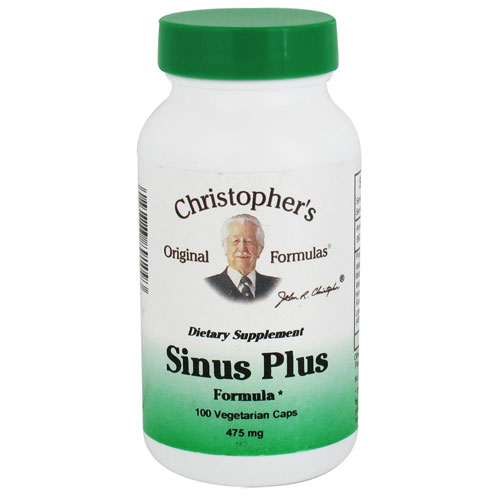 Dr Christophers Original Formulas Sinus Plus Vegetarian Capsules Support Respiratory System 100Ea